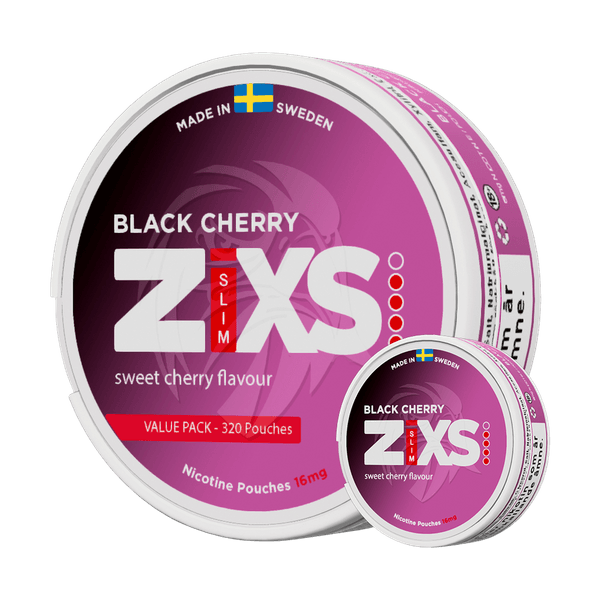 ZIXS ZIXS Black Cherry Jumbo Can nikotinpárnák