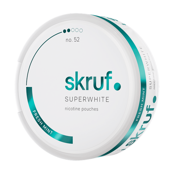 SKRUF Superwhite Fresh Mint No 52 nikotinpárnák